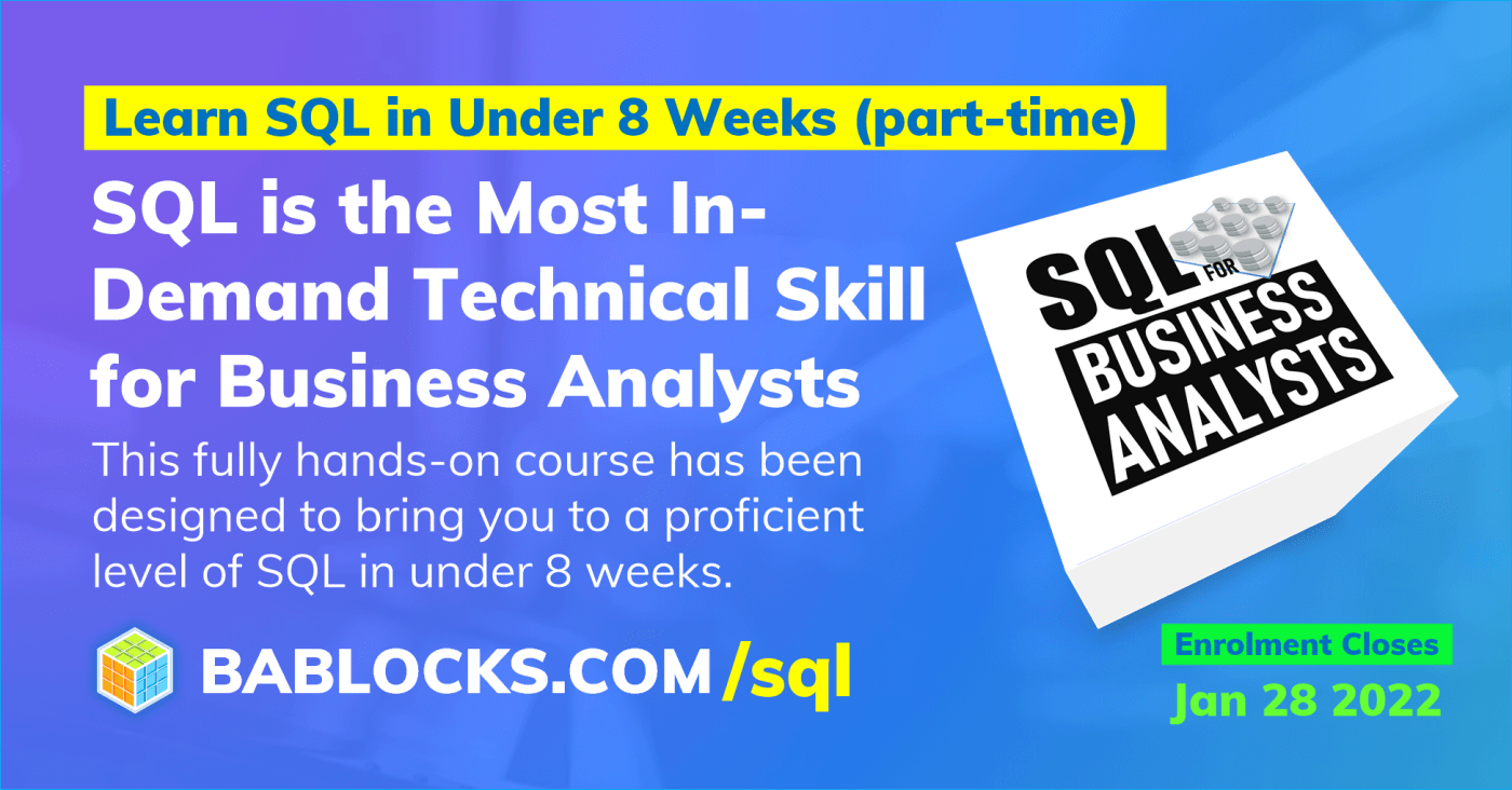 Sql for business analysts