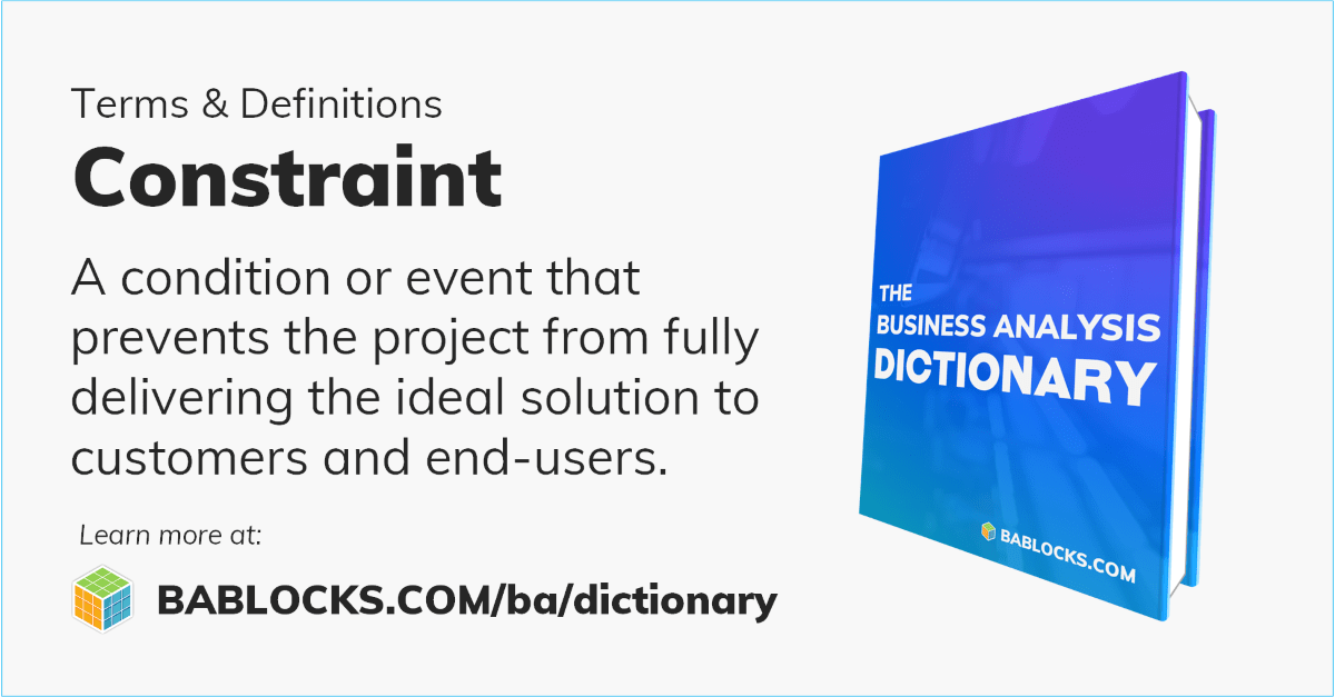 constraint-business-analyst-definitions